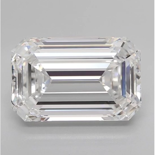 Муассанит 4x6 мм 0,8 карата Огранка: Изумруд Цвет: бесцветный (белый)